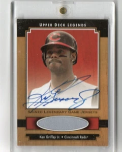 2001 Upper Deck - Legends Ken Griffey Jr. #SJ-KG (AU, MEM) - HOF NM - Picture 1 of 2