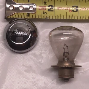 Vintage GUIDE AUTO SPOT Light Cap BULB COVER Car TRUCK Lamp Head 1950’s Chrome - Bild 1 von 13