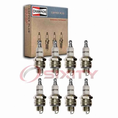 8 pc Champion Copper Plus 973 Spark Plugs for RJ19HX 92161 6787 5798 5062 hc - Image 1 of 4
