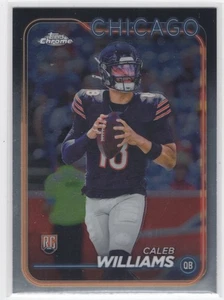 #202 2024 Topps Chrome Base __ Caleb Williams Rookie Bears - Picture 1 of 2