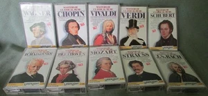 Masters of Classical Music vol 1 - 10 cassettes Laserlight Digital - Imagen 1 de 3