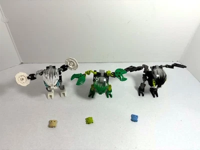 LOTE LEGO Bionicle: Kohrak 8565 + Lehvak 8564 + Nuhvok 8561 Foto 1 de 4