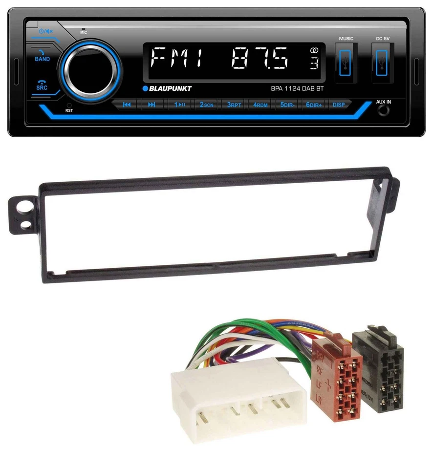 Blaupunkt Bluetooth USB DAB MP3 Autoradio für Chevrolet Kalos KLAS 2004-2007 - Bild 1 von 4