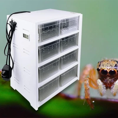Terrarium für Reptilien Reptil Fütterungsbox Amphibien mit Temperaturregelung - Bild 1 von 4
