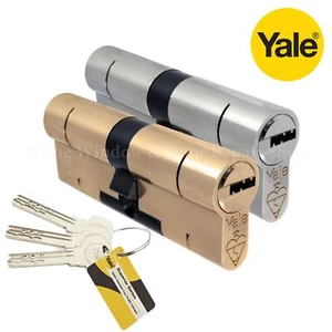 YALE Superior Euro Cylinder Door Lock Anti Snap Bump High Security uPVC Barrel - Picture 1 of 5