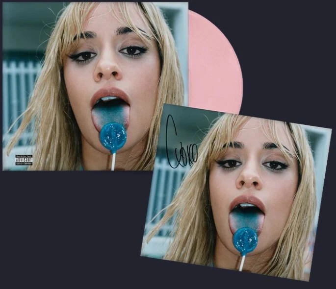 CAMILA CABELLO C, XOXO Baby Pink Autographed Signed Vinyl In Hand Ships Fast 🍭 - Image 1 of 1