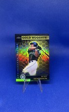2001 Topps Chrome Rickey Henderson Gold Nuggets Refractor  #18 Mariners ⚾️⚾️⚾️