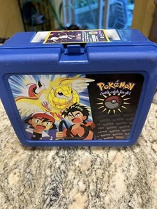 Vintage 1999 Pokemon Lunch Box Blau Nintendo Sandshrew Ash AJ Ohne Thermoskanne - Bild 1 von 3