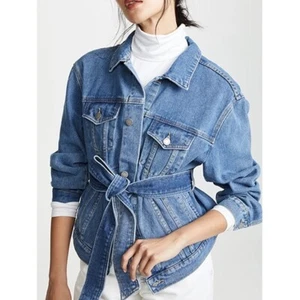 C/MEO Collective Committed Jacket Blue Denim size small - Picture 1 of 9