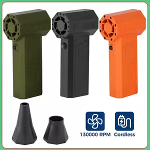 ✔️Mini Portable Blower Fan 130000RPM Electric Cordless Jet Dry Blower Air Blower - Picture 1 of 29