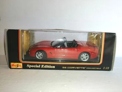 CHEVROLET CORVETTE CONVERTIBLE 1998 MAISTO 1/18 COD.31846 - Immagine 1 di 2