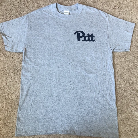 University of Pittsburgh Panthers PITT T-Shirt Men's Size M Short Sleeves Cover