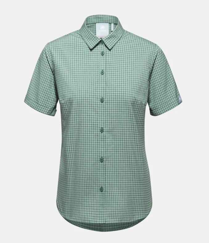 Mammut Aada Shirt Women   Kurzarm-Damenfunktionshemd  Wanderhemd  dark jade - Bild 1 von 1