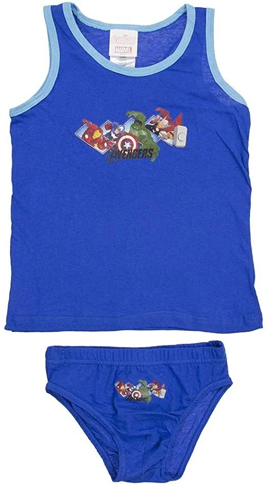 Комплект нижнего белья Disney & License из 2 предметов для мальчиков (Disney Avengers синий) - Изображение 1 из 1