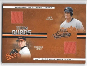 2005 Absolute Memorabilia Team Quads #TQ26 Bedard Matos Brooks Robinson /150 - Picture 1 of 2