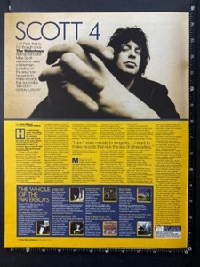 THE WATERBOYS - NME FEATURE PAGE 15X11"  2000 Poster Sized Advert L345 - Bild 1 von 1
