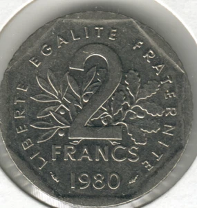 France - 1980 2 Francs - #01 - Picture 1 of 2