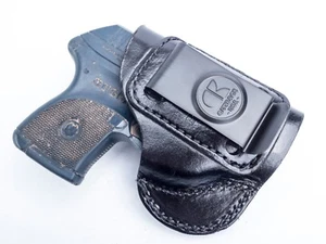 Ruger LCP LCP 2 LCP MAX | Full Grain Leather IWB Conceal Inside Pants Holster - Picture 1 of 14