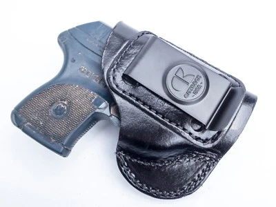 Ruger LCP LCP 2 LCP MAX | Full Grain Leather IWB Conceal Inside Pants Holster - Image 1 of 4