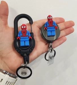 Spider Superhero Carabiner Keychain, Cool Gift for Boyfriend, Best Friend or Fan - Picture 1 of 21
