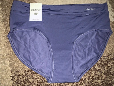 NWT CALVIN KLEIN Microfiber High Waisted Hipster PANTY QD3863 ONE SIZE Xs-xl - Image 1 of 2