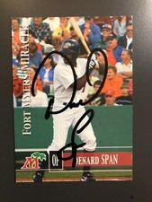 Minnesota Twins DENARD SPAN autographed 2005 Grandstand Fort Myers Miracle