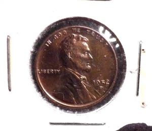 PENNY DI GRANO LINCOLN NON IN CIRCOLAZIONE 1952D (62616)! - Foto 1 di 3