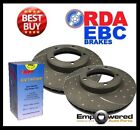 Dimp Slot Front Disc Brake Rotors+Pads For Holden Colorado Rc Rg *280Mm* 2008 On