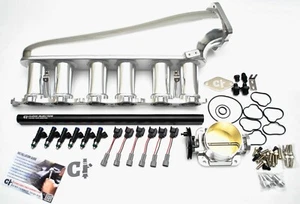 Toyota Supra 2JZ 2JZGTE Intake Manifold Bosch ev14 850cc fuel injectors rail e85 - Picture 1 of 7