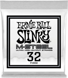 CORDE GUITARE ACIER FILE ROND 032" ERNIE BALL M-STEEL 10532 - Foto 1 di 2