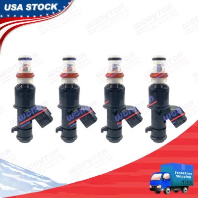 4 piezas inyectores de combustible para Honda Civic 2006-2011 2,0 L 16450-RBB-003 Foto 1 de 4