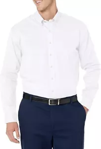 Cutter & Buck Men's Epic Easy Care Nailshead Long Sleeve Shirt 3XL White - Picture 1 of 3