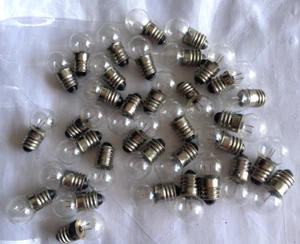 6 volt Bulbs for 3/8 inch socket for Car Pinball Radio Vintage Automobile - Picture 1 of 4