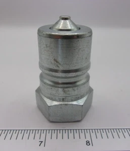PARKER H6-63 Quick Connect Plug, 3/4", 3/4"-14, 1239A - Picture 1 of 4