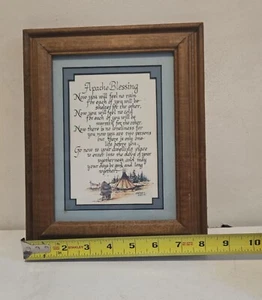 NATIVE AMERICAN WISDOM APACHE WEDDING BLESSING FRAMED Laverne Elliott - Picture 1 of 4