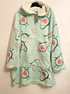 Avocado Hoodie Snoodie Oversized Blanket Size Small NWT New Look - Picture 1 of 2