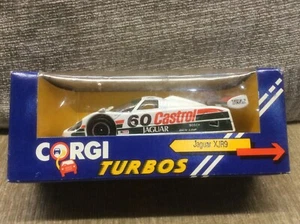 JAGUAR - AUTO DA CORSA CASTROL XJR9 BIANCO/VERDE/ROSSO CORGI +/- 1:43 OTTIME CONDIZIONI - Foto 1 di 1