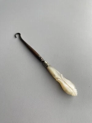 Vintage Mother Of Pearl Button Hook - Image 1 of 4