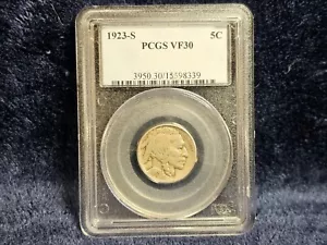1923-S Buffalo Nickel PCGS SS30 - Bild 1 von 5
