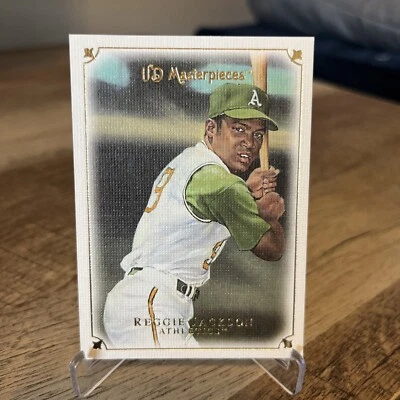 2007 Upper Deck UD Masterpieces #89 Reggie Jackson - Oakland Athletics - Image 1 of 2