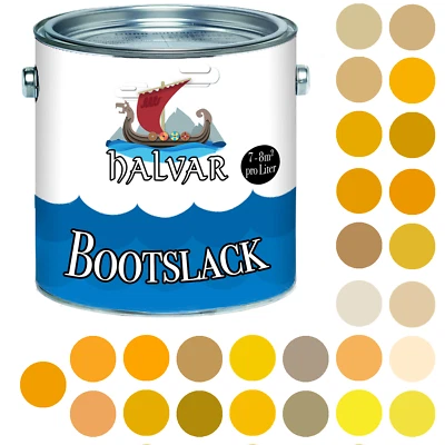 Halvar PU Bootslack GLÄNZEND Gelb RAL 1000 - 1037 Yachtlack GFK & Kunststoff - Bild 1 von 4