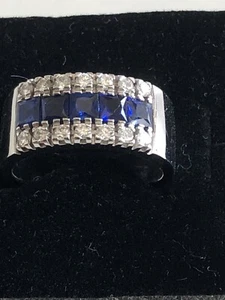 anello/fascia oro bianco 18 kt donna - Foto 1 di 9