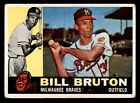 1960 Topps Baseball #37 Bill Bruton Gd *D2