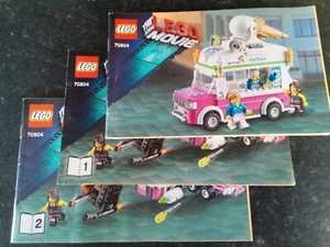 Lego Movie 70804 - Ice Cream Machine. Instruction Manuals X3 Only. - Picture 1 of 4