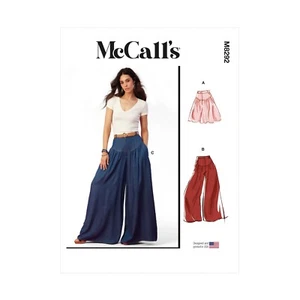 McCalls motivo taglio M8292 - pantaloni - pantaloni donna - gonna pantaloni con sella - Foto 1 di 7