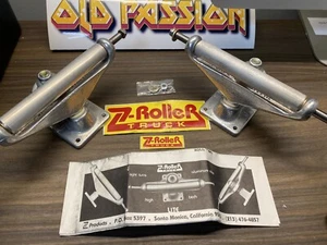 OG NOS Z-ROLLER SKATEBOARD TRUCKS OLD SCHOOL santa Cruz Peralta Alva Vision - Picture 1 of 13