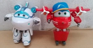 Pacchetto aereo Super Wings Transform-A-Bots x2 alto 5 1/2 pollici (P) - Foto 1 di 8