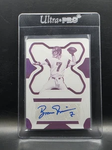 2023 Panini National Treasures Boomer Esiason Magenta Printing Plate Auto 1/1 - Picture 1 of 2