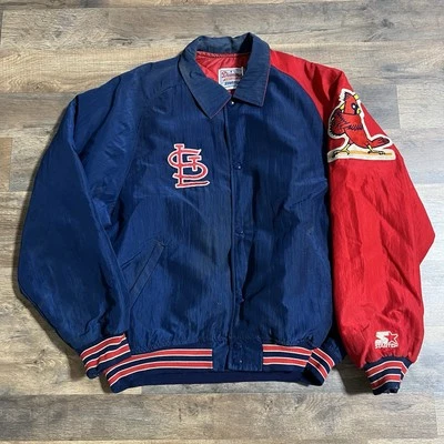 VTG St Louis Cardinals Starter Jacket Mens L Large Diamond Collection MADE USA - Image 1 of 4