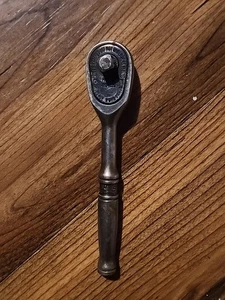 Vintage Snap on 1/4"-Drive Industrial Finish Ratchet # GTM830. Made in USA - Foto 1 di 6